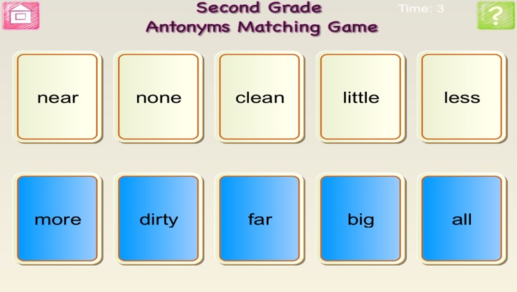 First Grade and Second Grade Antonyms and Synonyms Free