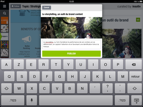 Screenshot #4 pour Scoop.it: organize, publish and share ideas that matter