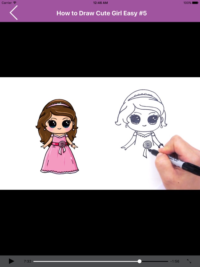 How to Draw CUTE Girls Easy for iPad(圖1)-速報App