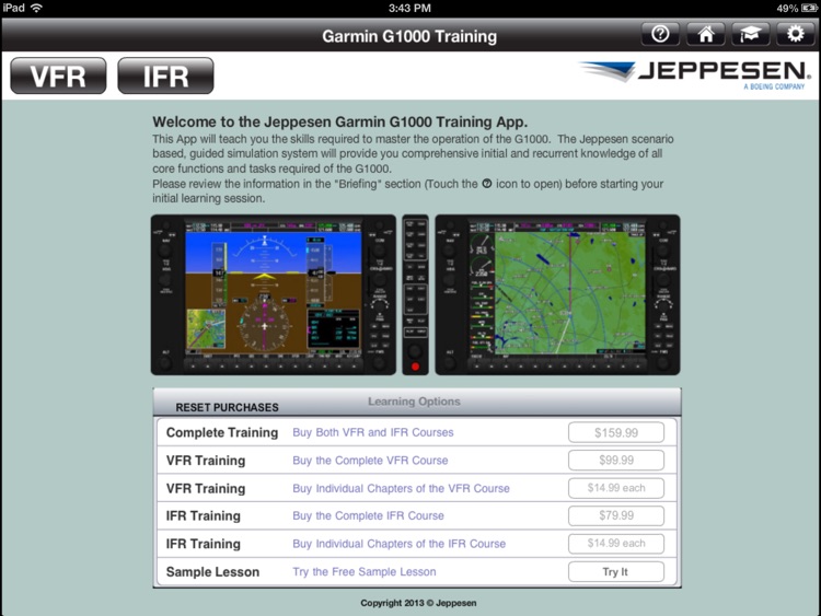 Jeppesen Garmin G1000 Mobile Training