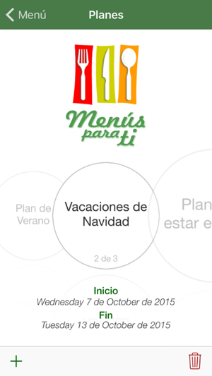 Menús para ti
