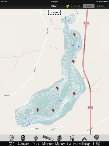 Wisconsin Lakes GPS Charts Pro screenshot 3