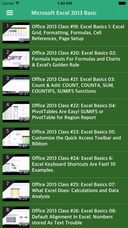 Excel Tutorial HD Pro: Learning Microsoft Excel For Video Tutorials | Training Course for Microsoft Excel Pro