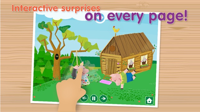 Kids Apps ∙ The Three Little Piggies and Big Bad Wolf.(圖2)-速報App