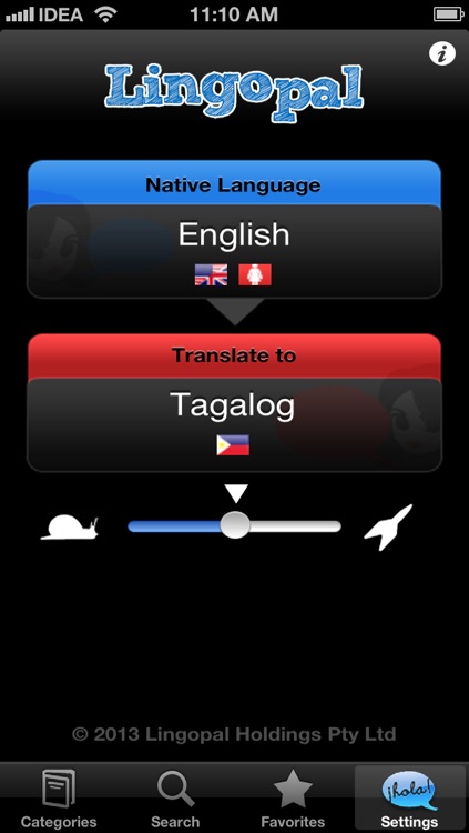 Lingopal Tagalog (Filipino) LITE - talking phrasebook