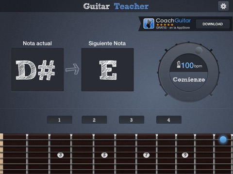 Guitar Teacher - Fretboard notes memorization system easy to play screenshot 2