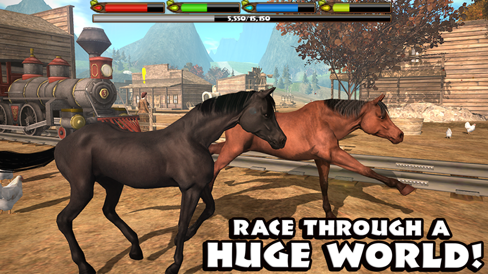 #3. Ultimate Horse Simulator (iOS) Podle: Gluten Free Games