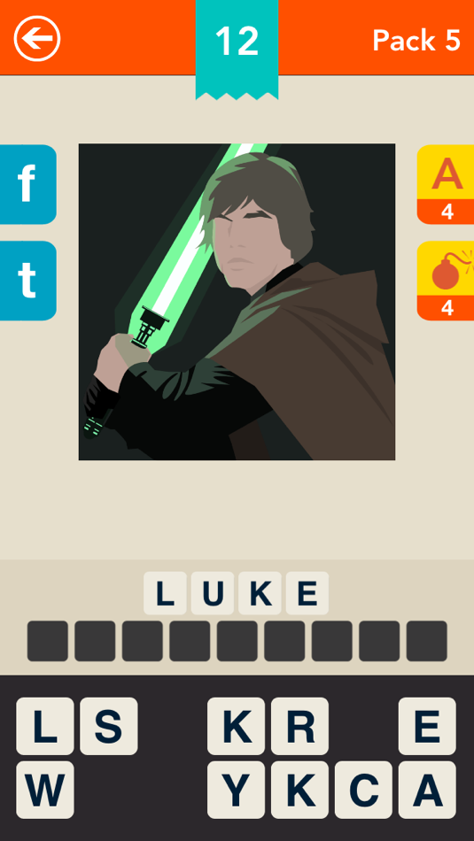 #2. Guess the Character! ~ Free Icon Quiz (iOS) 由: Gabriel Silviu Stefan
