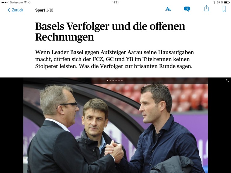 Tages-Anzeiger für iPad