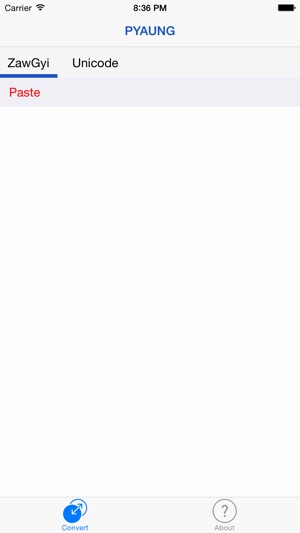 PYAUNG - Convert Between ZawGyi and Unicode(圖3)-速報App