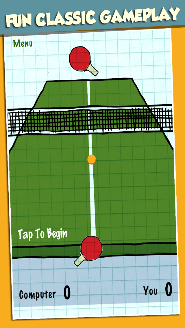 Ping Pong Doodle Battle For The Best Top King Paddle ! screenshot 1