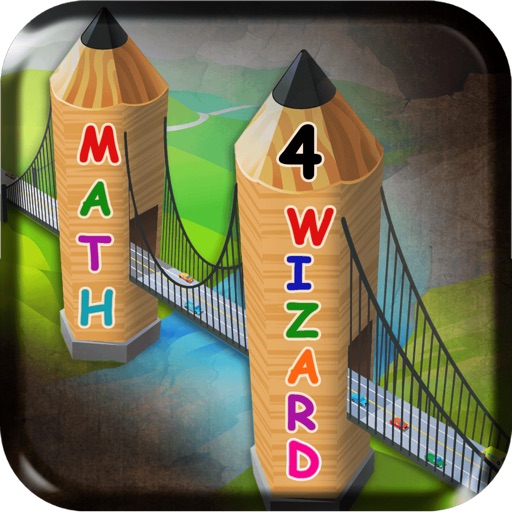 Math Wizard grade 4 iPhone version Icon