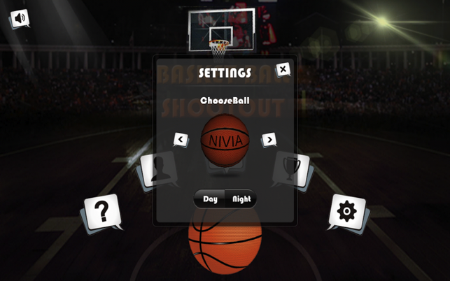 Basket Ball 3D ShootOut, game for IOS