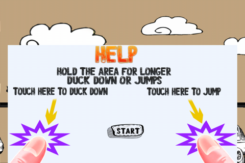 Doodle Runner - Jump And Duck the Army screenshot 2