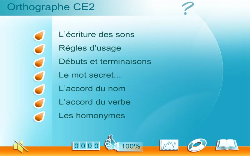 Screenshot #1 pour Orthographe CE2