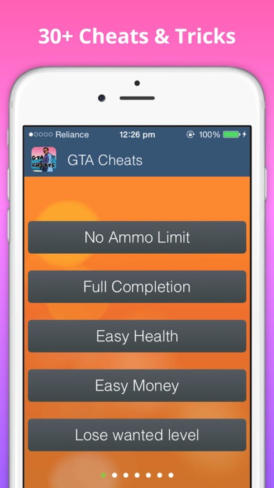 Screenshot #2 pour Cheats for GTA vice city