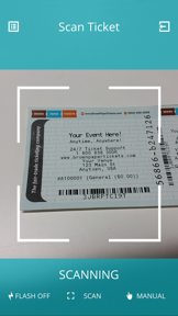 Brown Paper Tickets Scanner screenshot