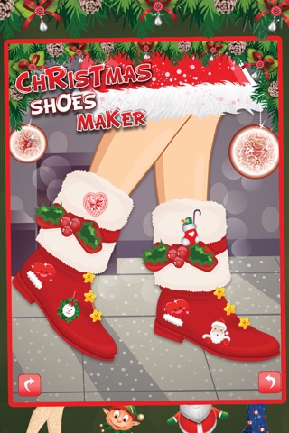 Christmas Shoes Maker Free Games screenshot 2