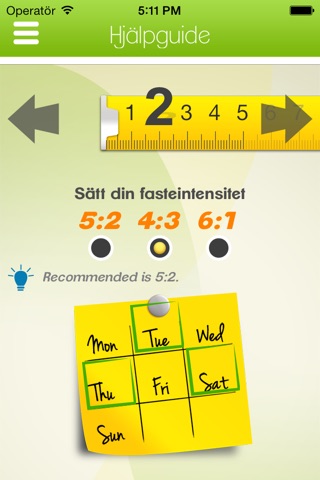5:2 Health Diet App screenshot 2