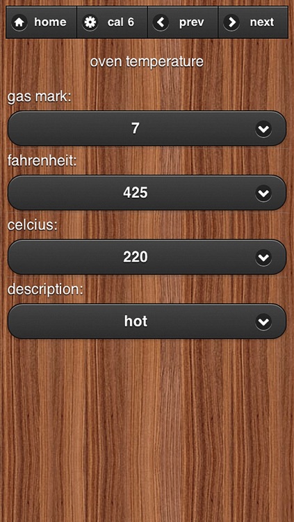 Cooking Converter Quick and easy convert ingredient weights, volumes, and temperatures. screenshot-3