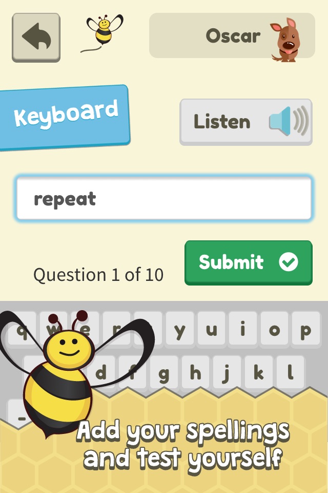 Spelling Assistant : Helping you ace the spelling bee! screenshot 4