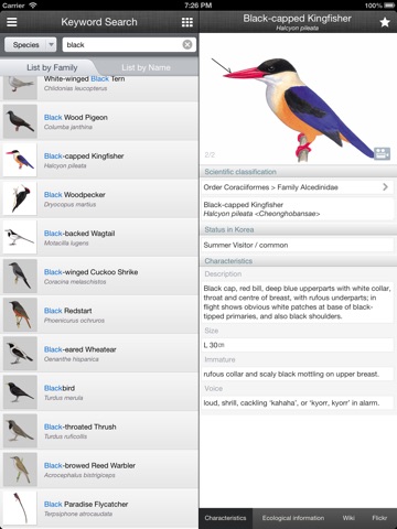 Birds of Korea LITE for iPad screenshot 2