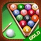 Billiard night new sport generation - hit the balls & destroy them all - Gold