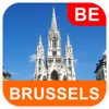 Brussels, Belgium Offline Map - PLACE STARS