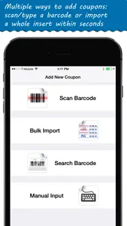 coupon keeper 2 lite iphone screenshot 2