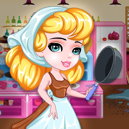 Mom & Daughter Restaurant Cooking Icon