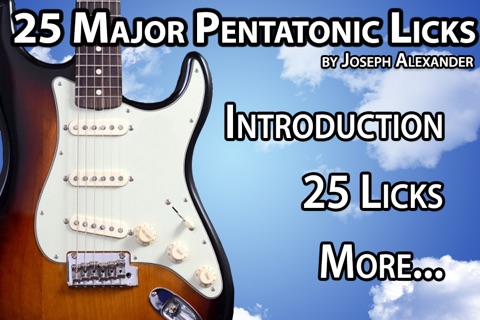 25 Major Pentatonic Licks with Joseph Alexander screenshot 4