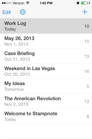 Stampnote - Timestamped Notes (Time Tracking, CSV Export) screenshot 2