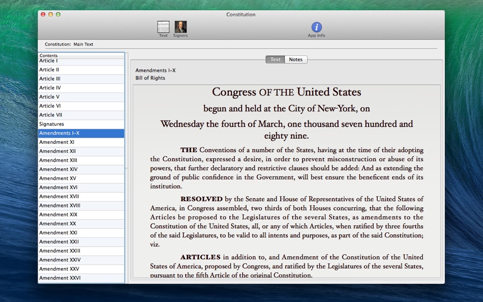 Constitution for Mac OS X - 1.1 - (macOS)
