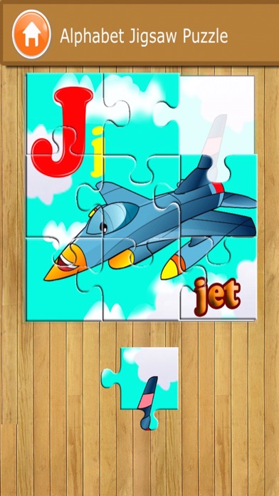 Alphabet Jigsaw Puzzle - Free Puzzle Kids Games screenshot