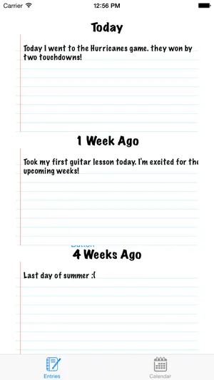 One Sentence Journal screenshot 3