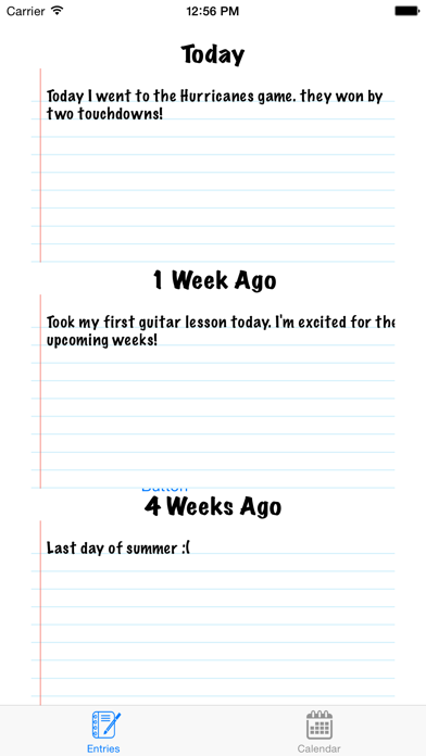 One Sentence Journal Screenshot 3 of 3