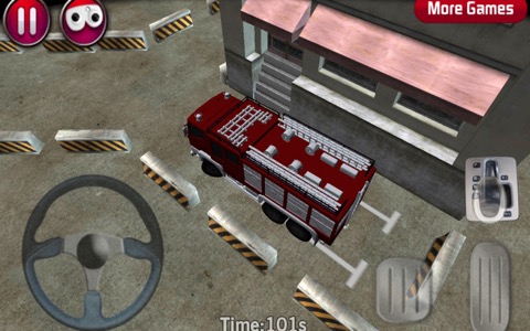 Firetruck Parking 3D Gameのおすすめ画像2