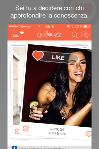 GetBuzz - The famous flirt and dating App for those looking for love or a nice chat screenshot 3