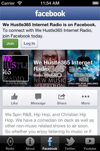 The WeHustle365 iRadio App screenshot 3