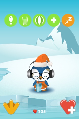 PET PENGUIN - my virtual pet with attitude! - fun, cute, cartoon talking toy animal friend to care for and dress up :) screenshot 4