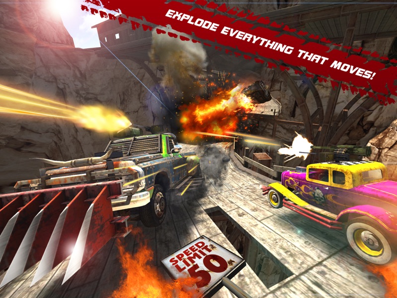 Death Tour - Racing Action 3D Game with Awesome Hot Sport Classic Cars and Epic Guns screenshot 7