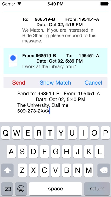 CarPooling - Princeton Ride Share screenshot-4