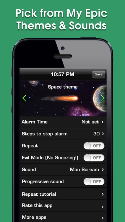 Walk Up Alarm Clock - smart anti snooze wake up