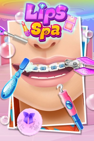 Princess lips SPA - girls games screenshot 3