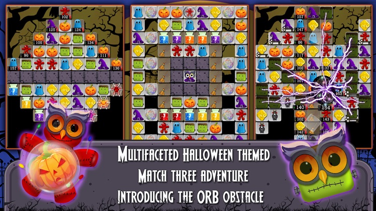 Halloween Drops 2 - Match three puzzle