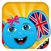 iPlay English: Kids Discover the World - children learn to speak a language through play activities: fun quizzes, flash card games, vocabulary letter spelling blocks and alphabet puzzles