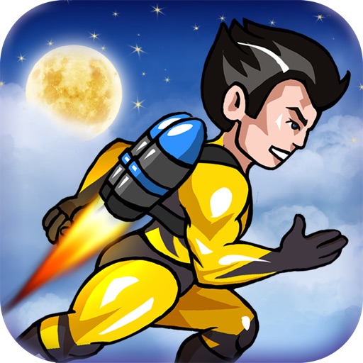 Super Hero Action JetPack Man - Best Super Fun Mega Adventure Race Game iOS App