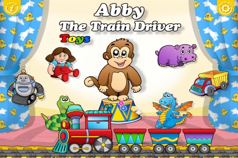 Toys Train • Kids Love Learning Toys: Fun Interactive Adventure Game with Animals, Cars, Trucks and more Vehicles for Children (Baby, Toddler, Preschool) by Abby Monkey® screenshot 2