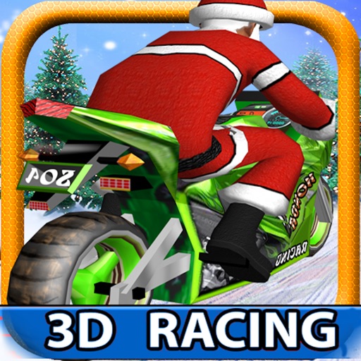 Santa  Racer 3D ( christmas Bike Racing Game ) icon