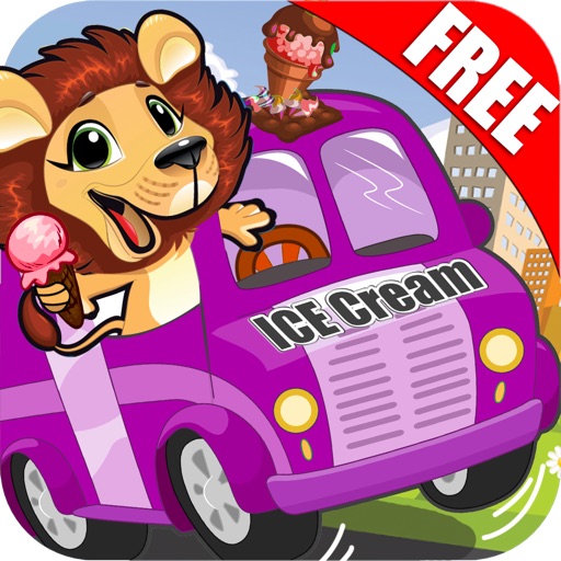 Animal Icecream Truck Racing : Free Icon